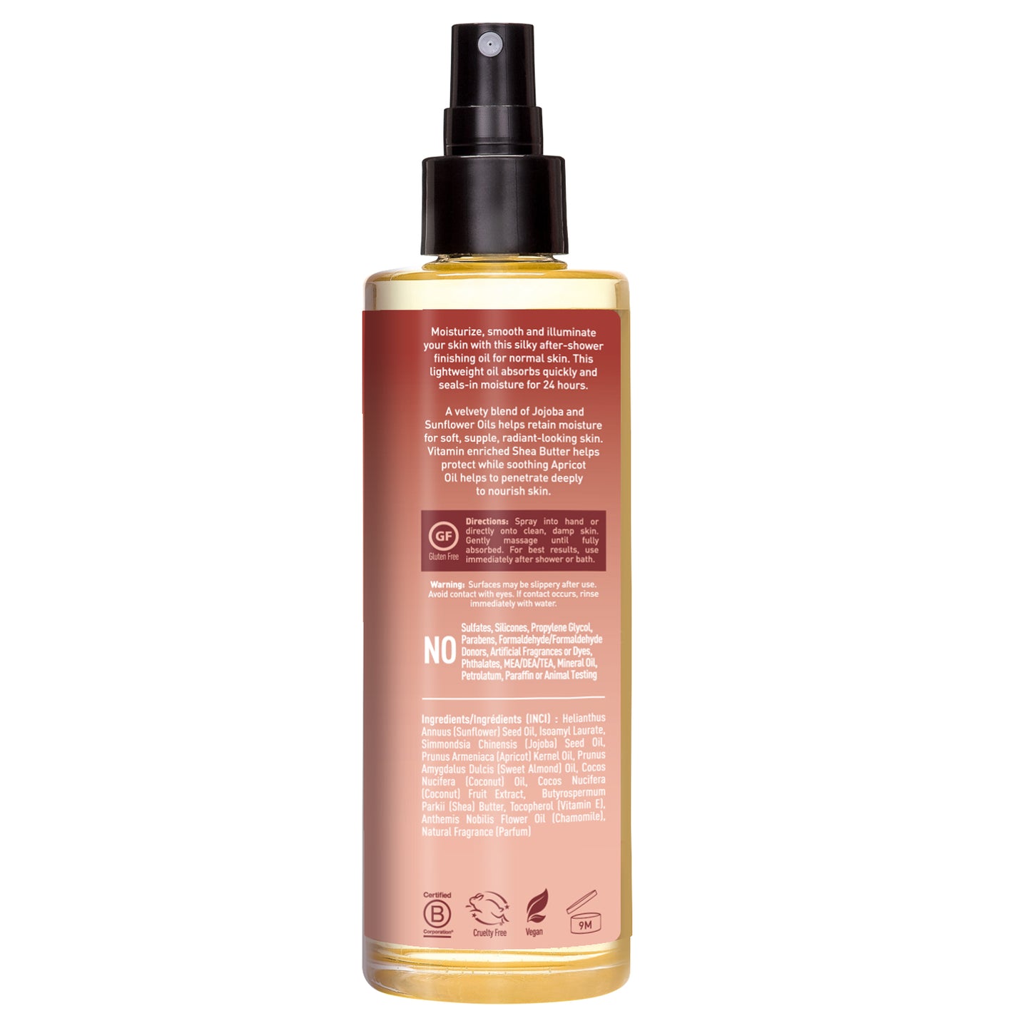 Jojoba & Sunflower Body Oil Spray