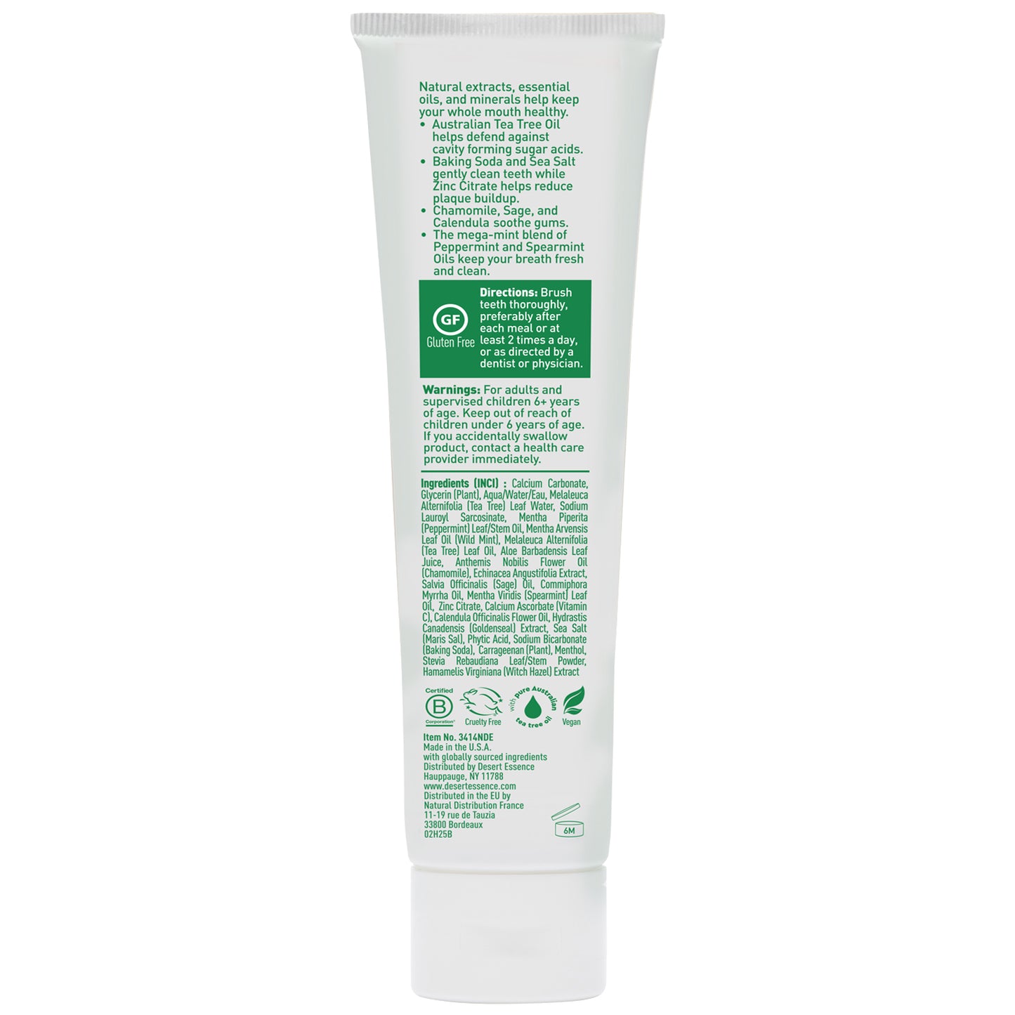 Tea Tree Oil Ultra Care Toothpaste