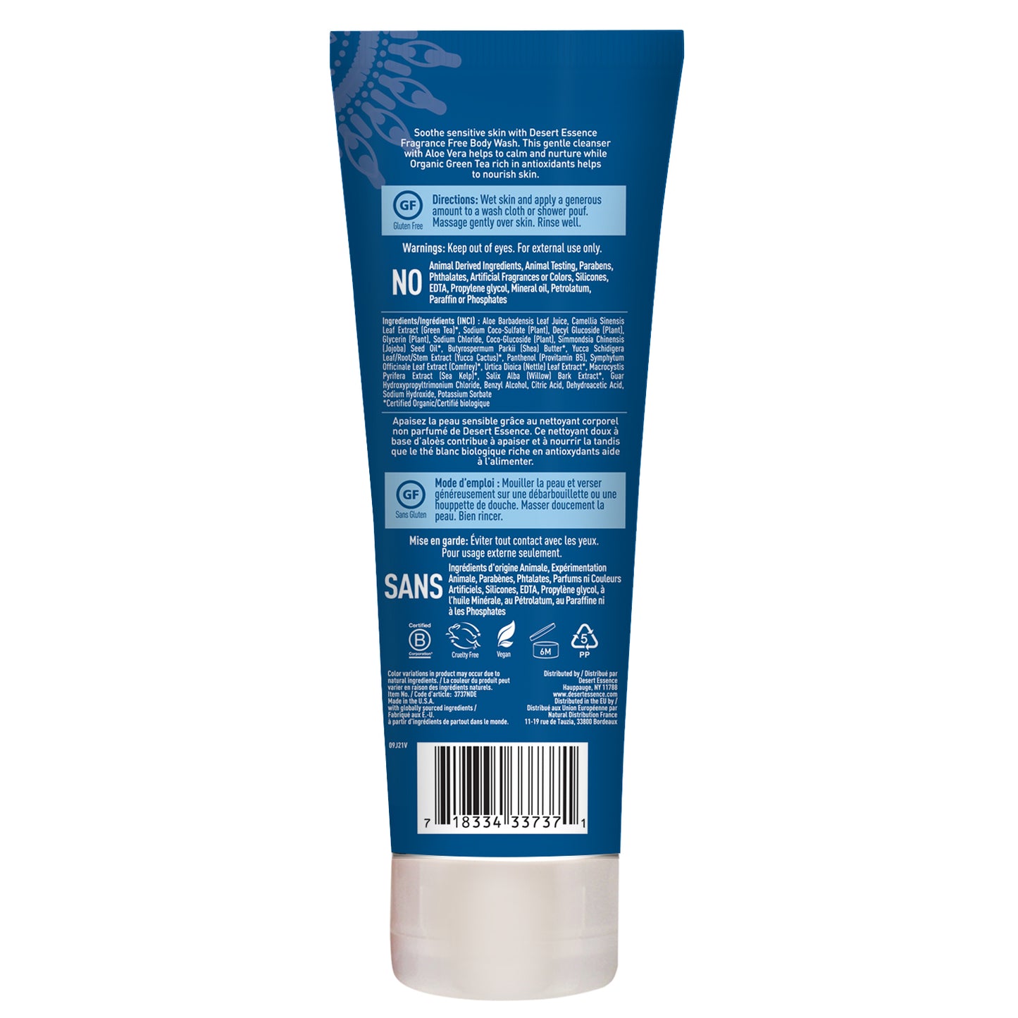 Fragrance Free Body Wash