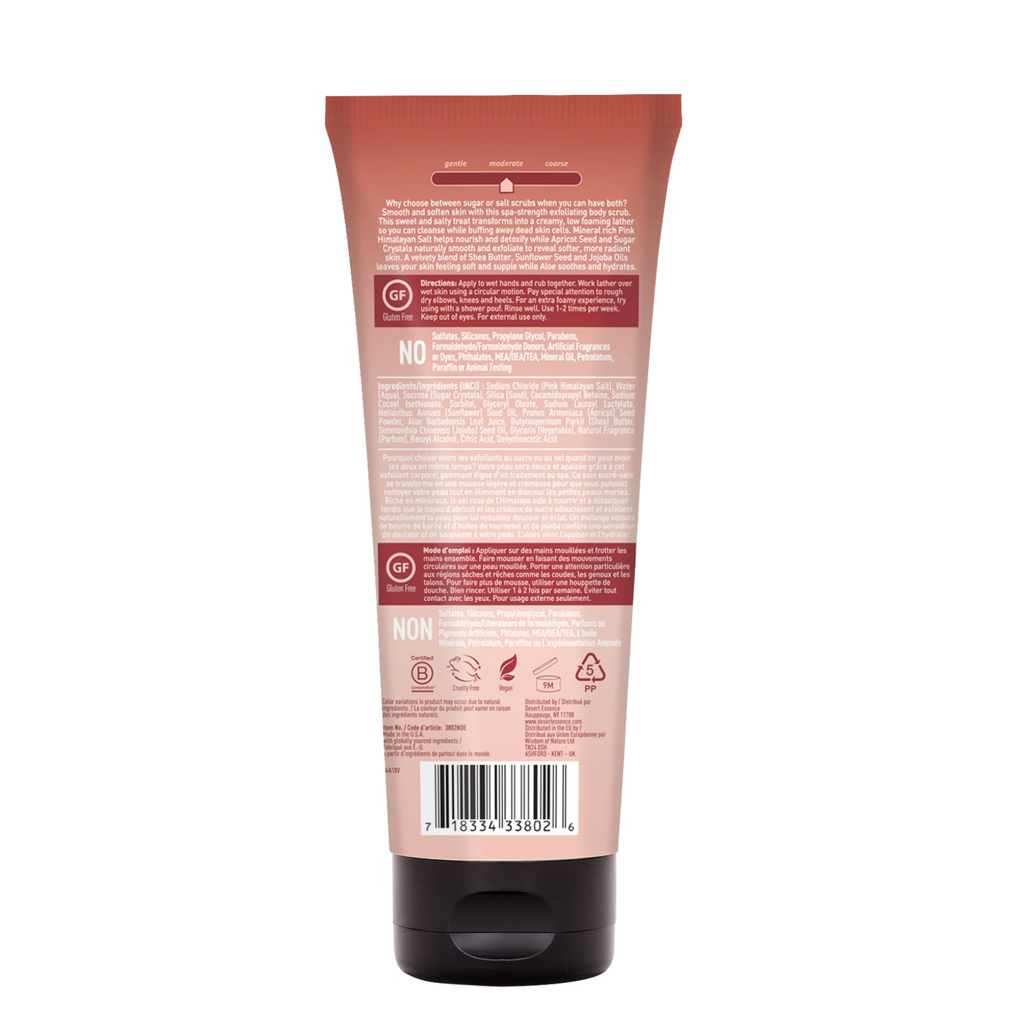 Nourishing Pink Himalayan Salt & Sugar Body Scrub
