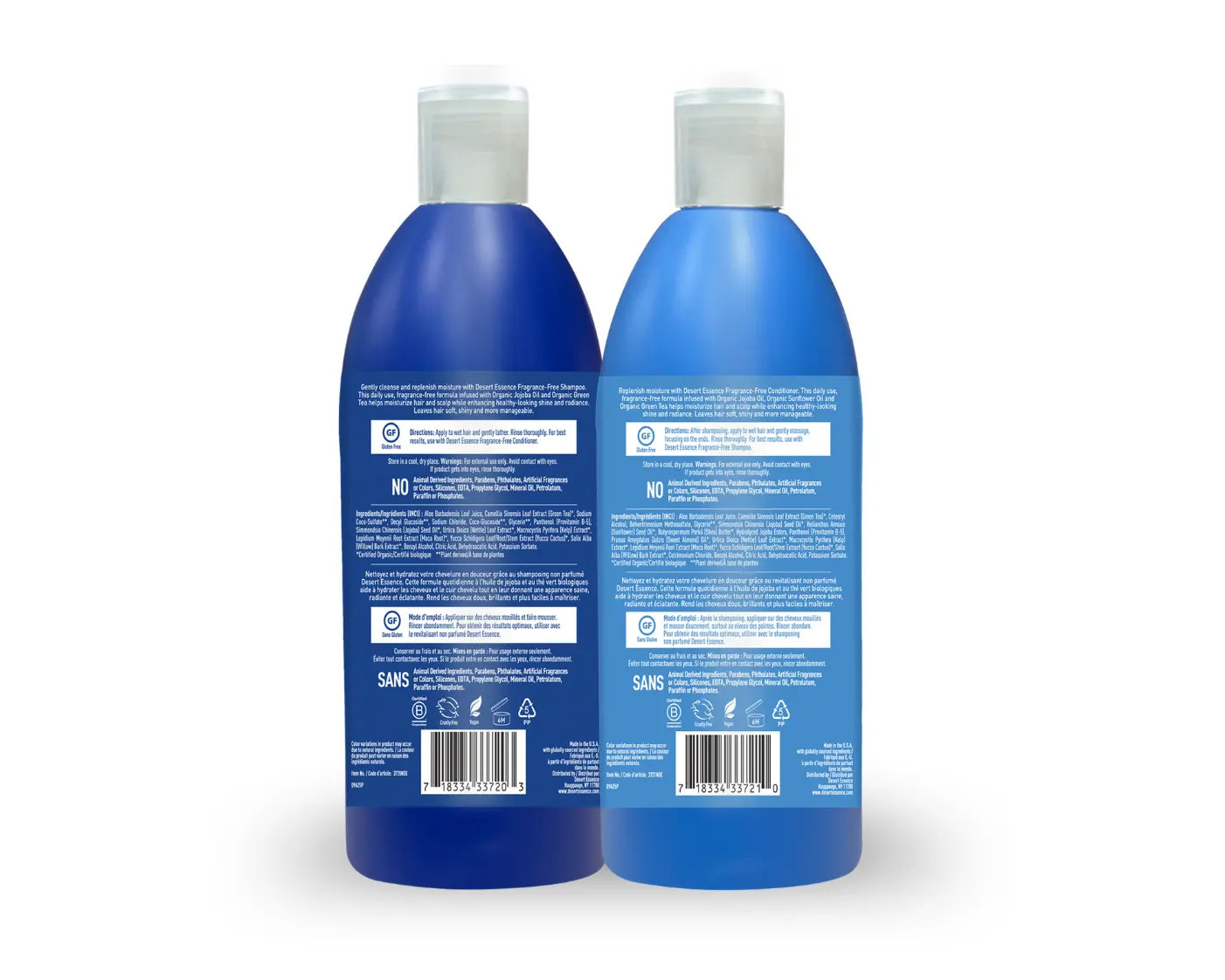 Fragrance-Free Shampoo & Conditioner Set — Value Size 24 oz