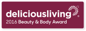 Delicious Living Beauty and Body Award Decal
