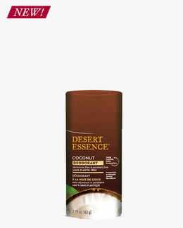 2.25 oz. of the Coconut Deodorant by Desert Essence.