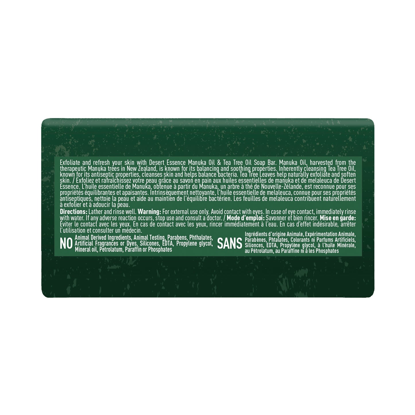 Exfoliating Manuka Oil & Tea Tree Oil Soap Bar