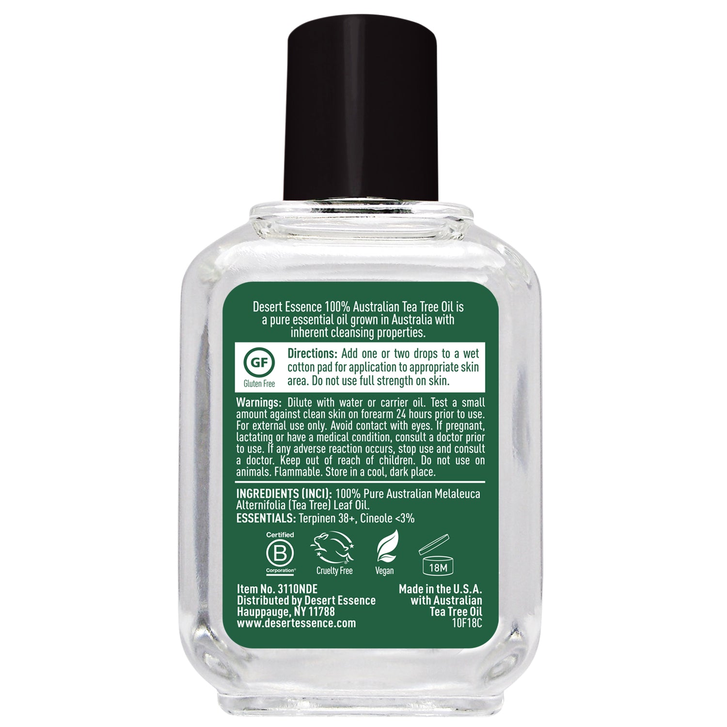 100% Australian Tea Tree Oil, 1 Fl Oz | Desert Essence