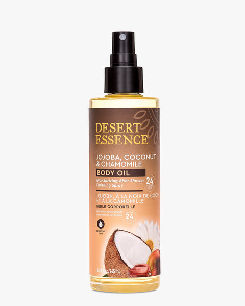 Jojoba Coconut Chamomile Body Oil Spray | Soothes Skin – Desert