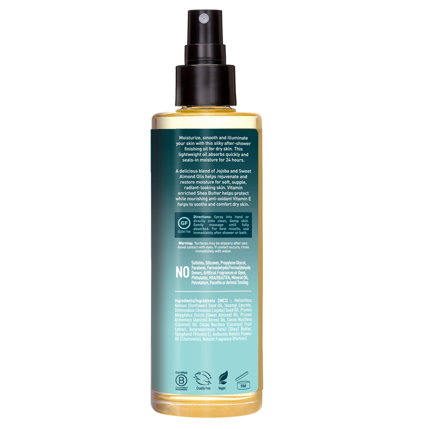 Jojoba & Sweet Almond Body Oil Spray