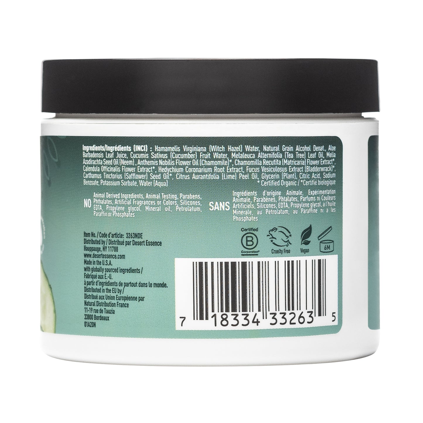 Cucumber & Aloe Facial Cleansing Pads