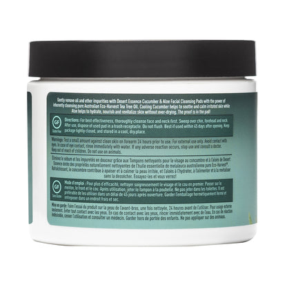 Cucumber & Aloe Facial Cleansing Pads