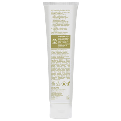 Coconut Oil Toothpaste