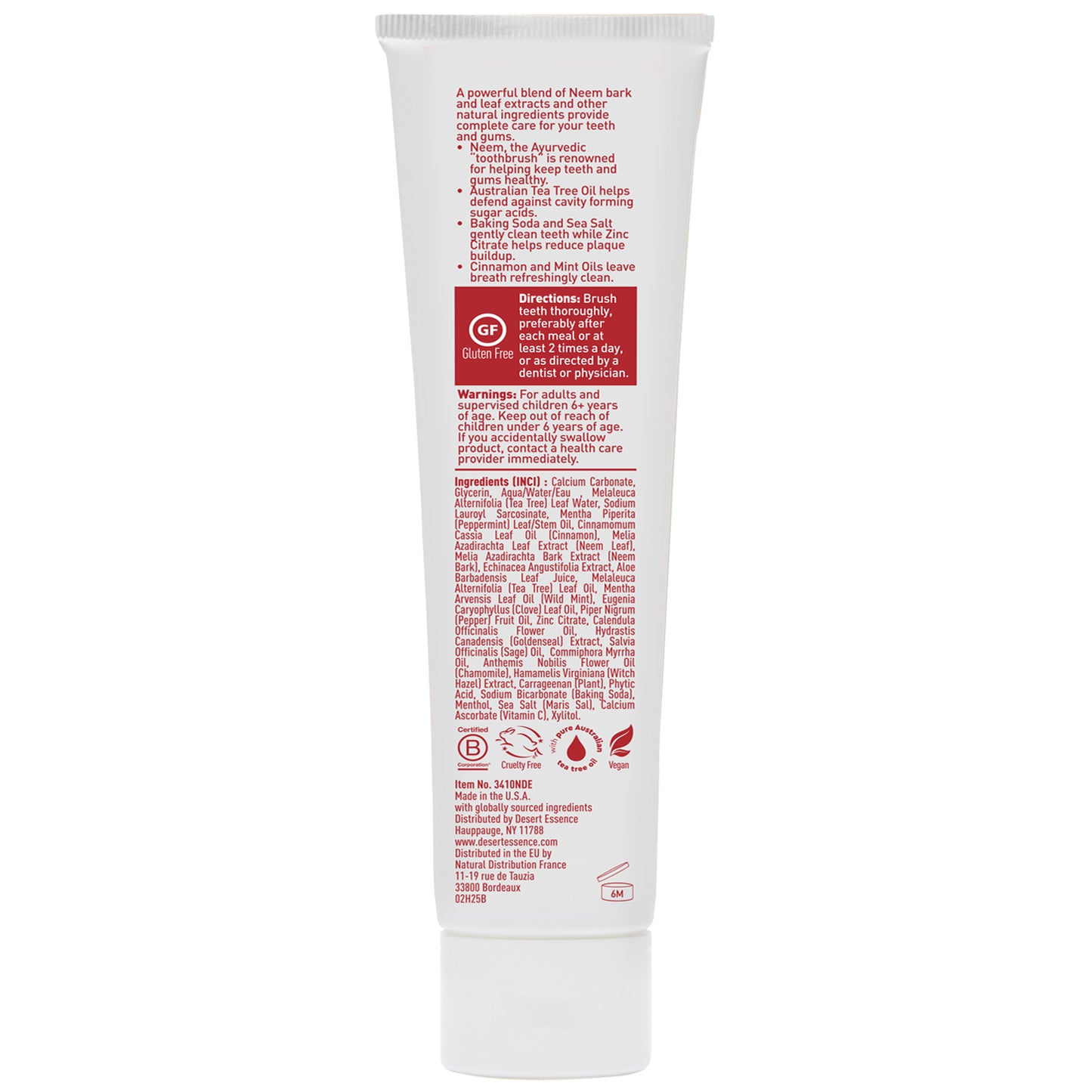 Neem Toothpaste - Cinnamint