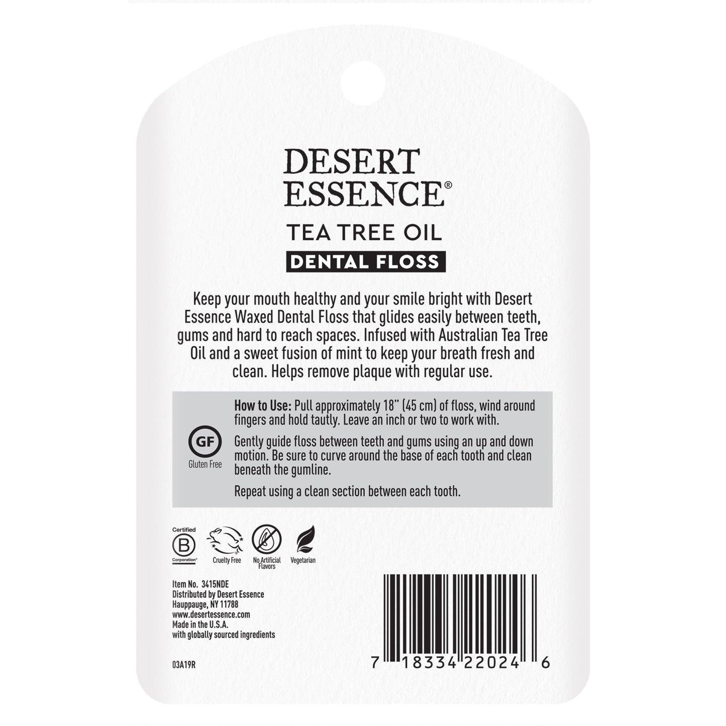 Tea Tree Oil Dental Floss