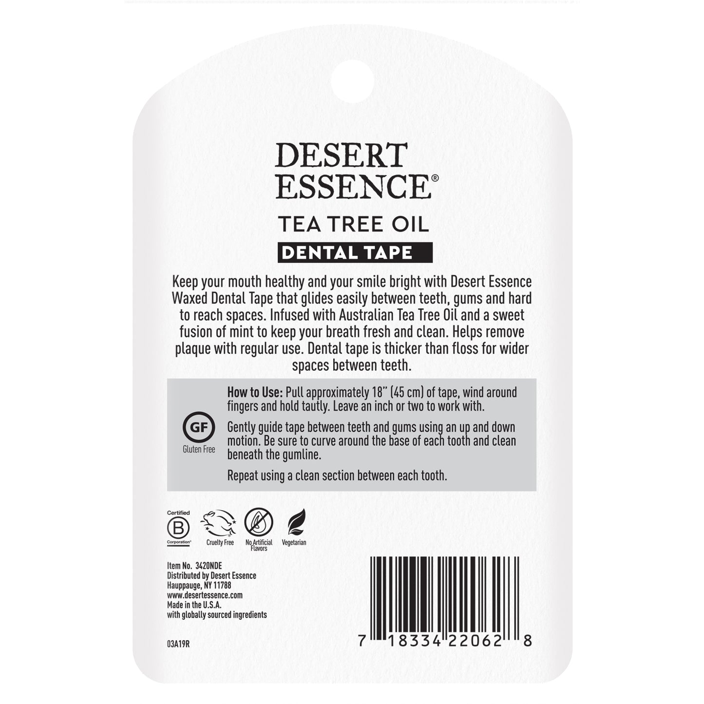 Tea Tree Oil Dental Tape