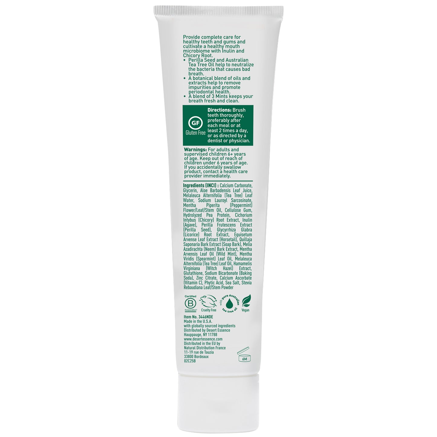 Prebiotic Toothpaste - Mint