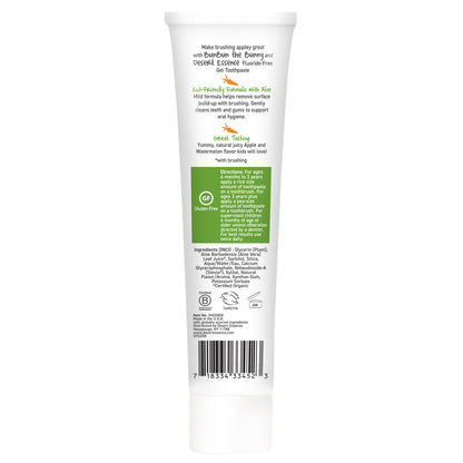 Green Apple Watermelon Kids Toothpaste Gel