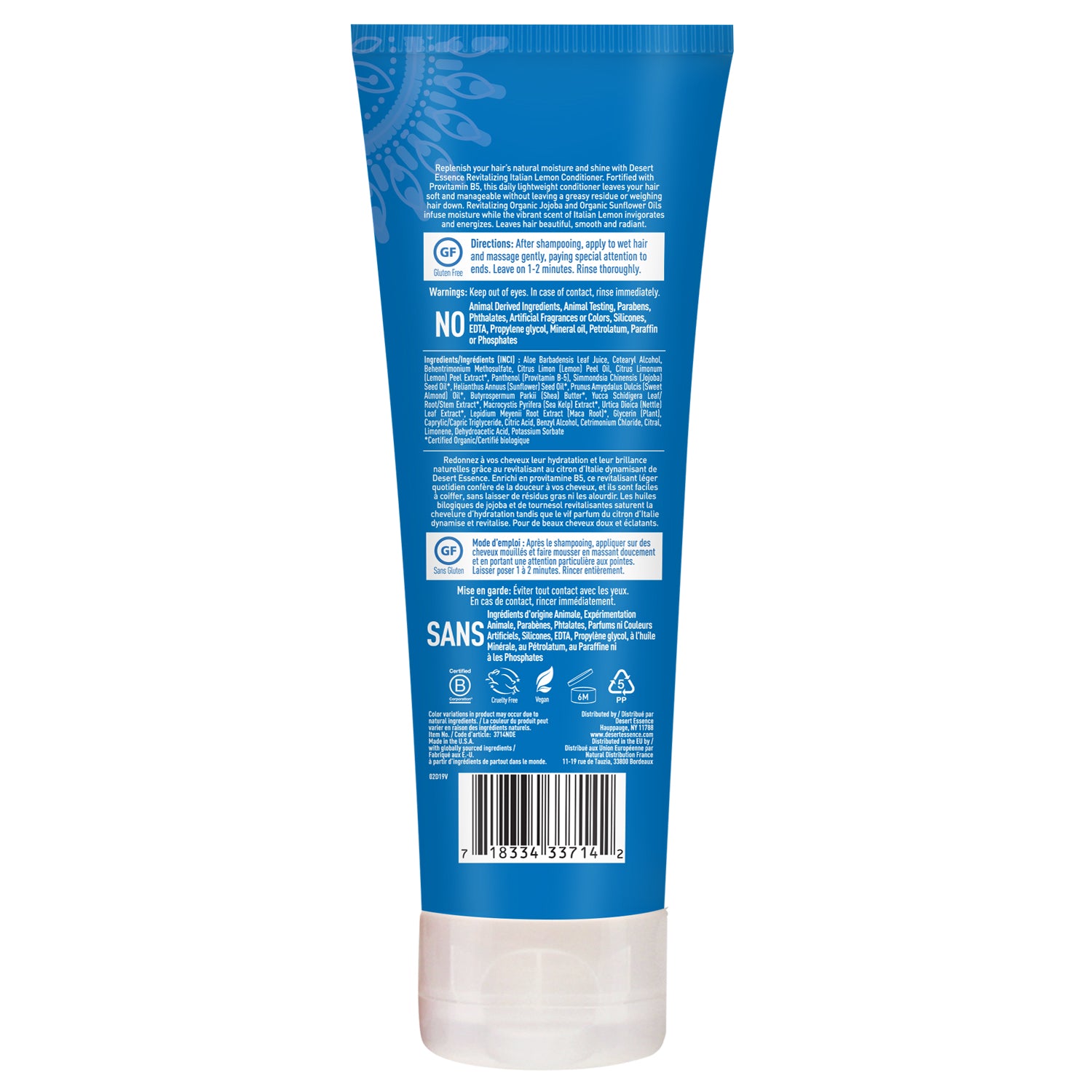 Italian Lemon Daily Hair Conditioner | Desert Essence