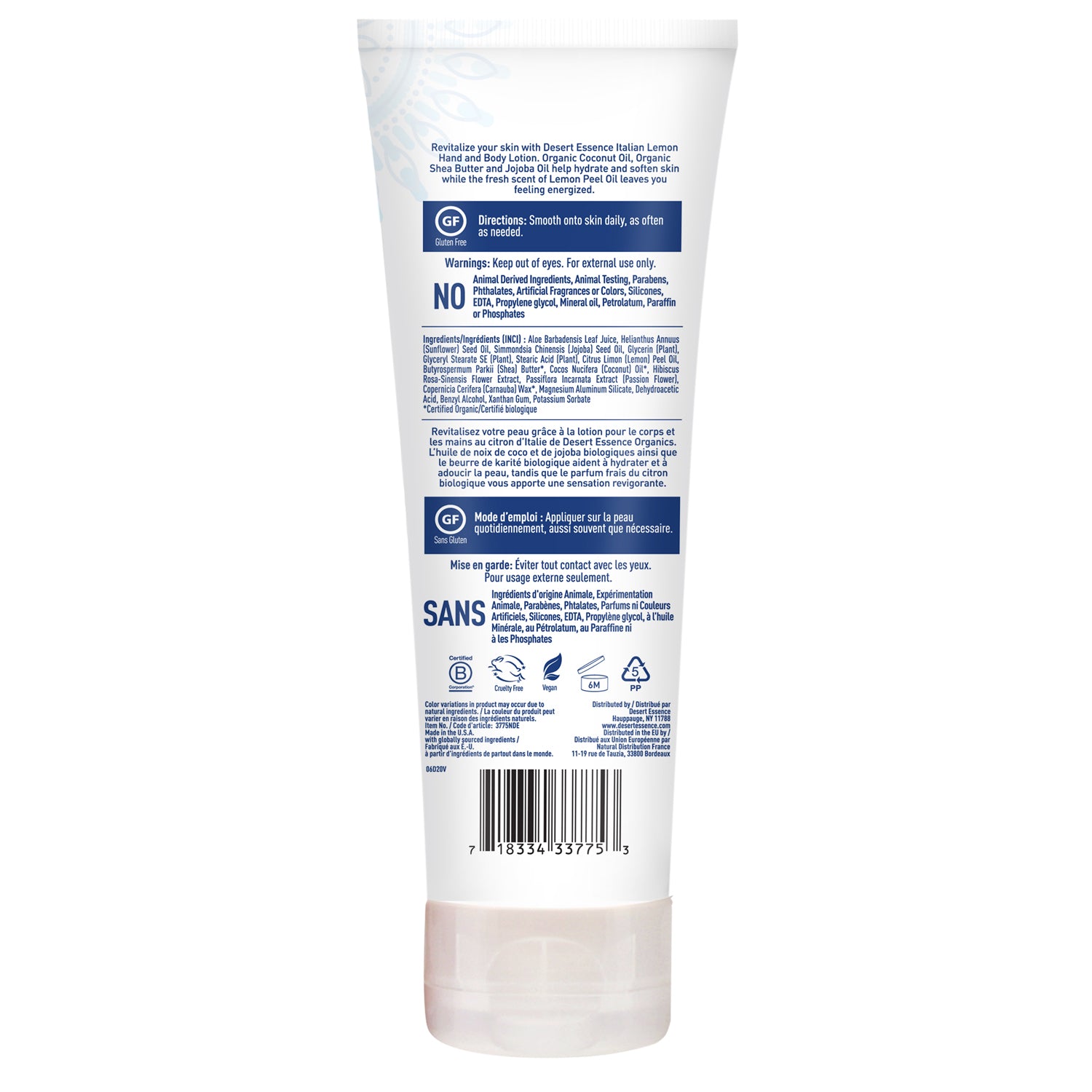Italian Lemon Hand & Body Lotion | Desert Essence
