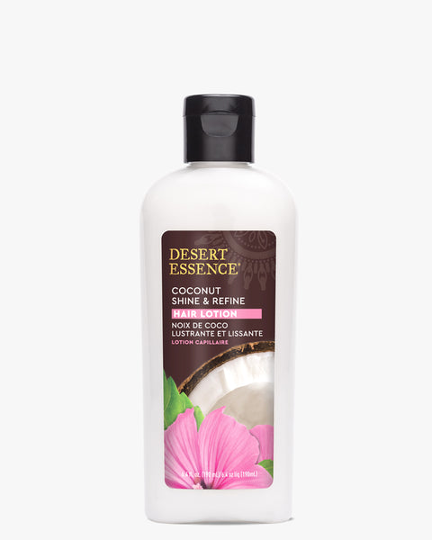Coconut Shine & Refine Hair Lotion – Desert Essence