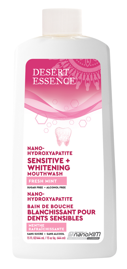 Nano-Hydroxyapatite Sensitive + Whitening Mouthwash - Fresh Mint