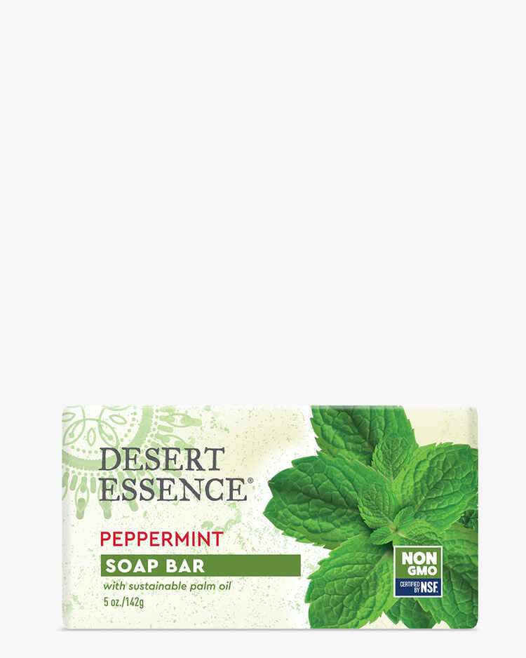 Refreshing Peppermint Soap Bar with Eco-Harvest Tea Tree Oil