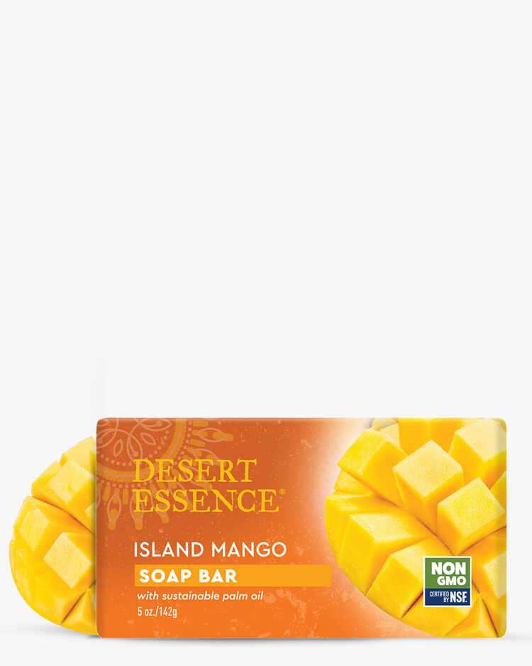 Gluten-Free & Non-GMO Island Mango Hard Soap Bar
