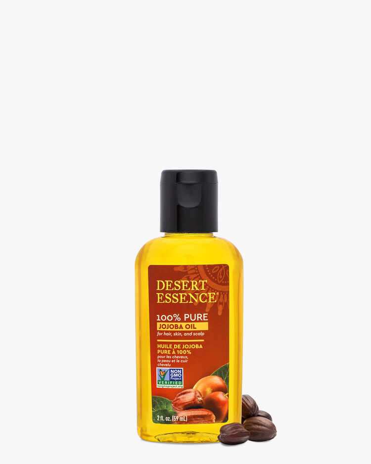100% Pure Jojoba Oil for Hair, Skin & Scalp Places Next to Jojoba Nuts
