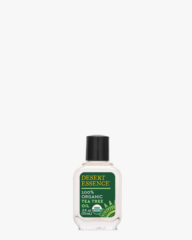 .5 fl. oz. bottle of the Desert Essence Organic Tea Tree Oil.