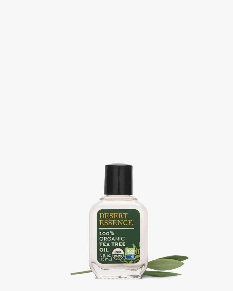 100% USDA Organic Tea Tree Oil with Tea Tree Leaf