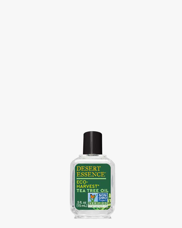 .5 fl. oz. bottle of the Desert Essence Eco-Harvest Tea Tree Oil.