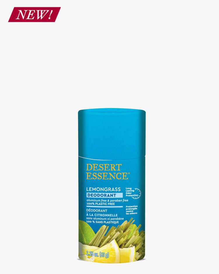 2.25 oz. of the Lemongrass Deodorant by Desert Essence.
