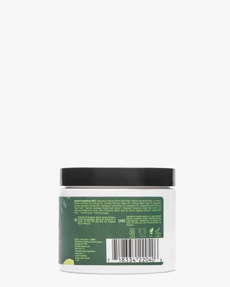 Back of Daily Facial Cleansing Pads Label with Ingredients