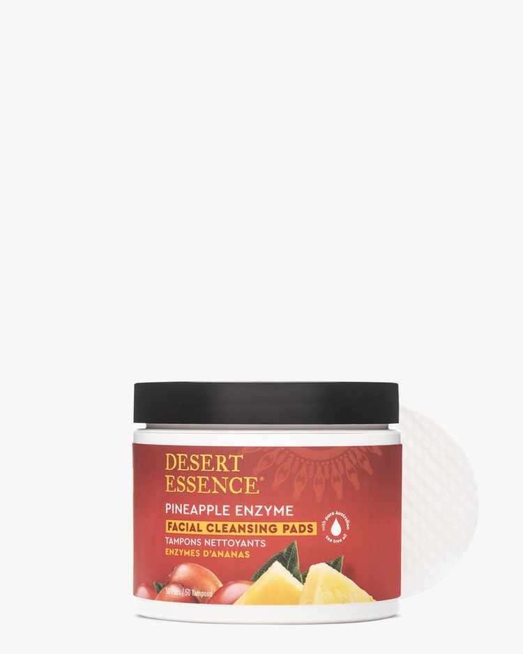 Pineapple Enzyme Exfoliating Facial Cleansing Pads with Cleansing Pad