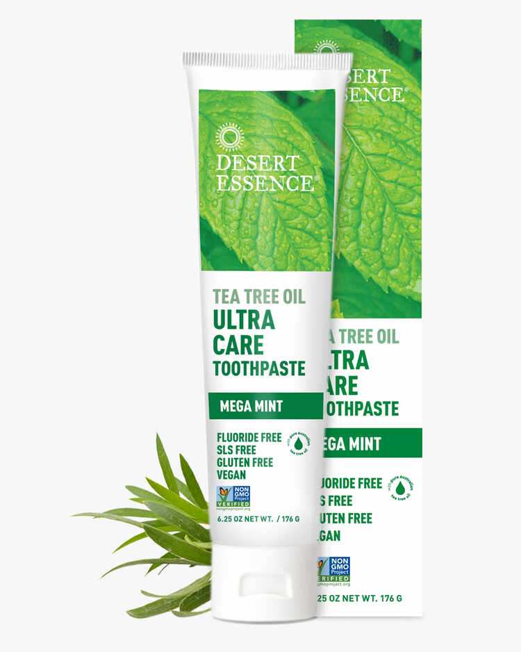 Ultra Care Tea Tree Oil Toothpaste Packaging 