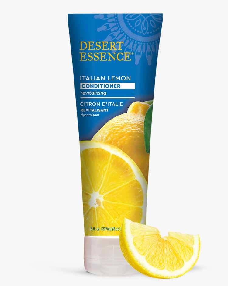 Revitalizing Italian Lemon Hair Conditioner with Lemon Slice