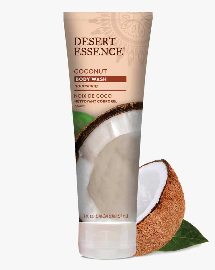 8 fl. oz. tube of the Coconut Nourishing Body Wash by Desert Essence - alternative .
