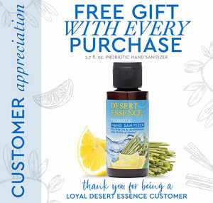 Free 1.7oz Lemongrass Hand Sanitizer - September 2022