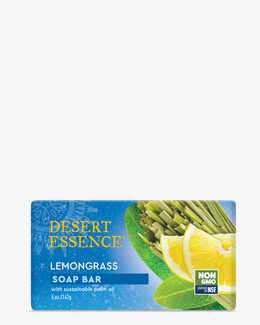 Gluten-Free and Vegan Lemongrass Hard Soap Bar