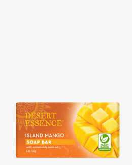 5 oz. of Desert Essence Island Mango Soap Bar.