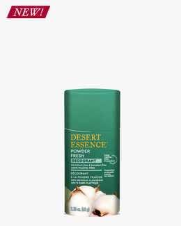 2.25 oz. of the Powder Fresh Deodorant by Desert Essence.