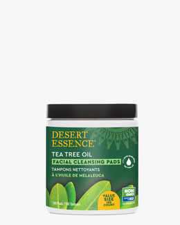 Tea Tree Oil Facial Cleansing Pads 100ct - Front