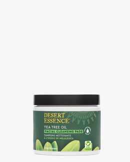 50 count of the Desert Essence Tea Tree Oil Facial Cleansing Pads.