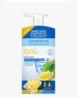 Foaming Hand Soap Pods Starter Kit, Tea Tree Oil & Lemongrass
