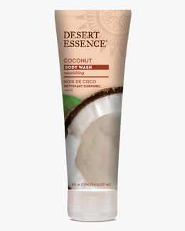 8 fl. oz. tube of the Coconut Nourishing Body Wash by Desert Essence.