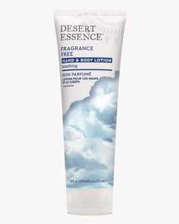 8 fl. oz. tube of the Fragrance-Free Soothing Hand and Body Lotion by Desert Essence.