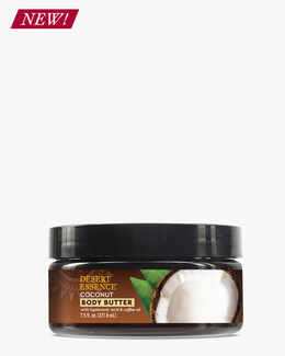 7.5 fl. oz. jar of the Coconut Body Butter by Desert Essence.
