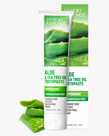 6.25 oz. tube of the Aloe and Tea Tree Oil Toothpaste Peppermint with peppermint leaves and packaging by Desert Essence.